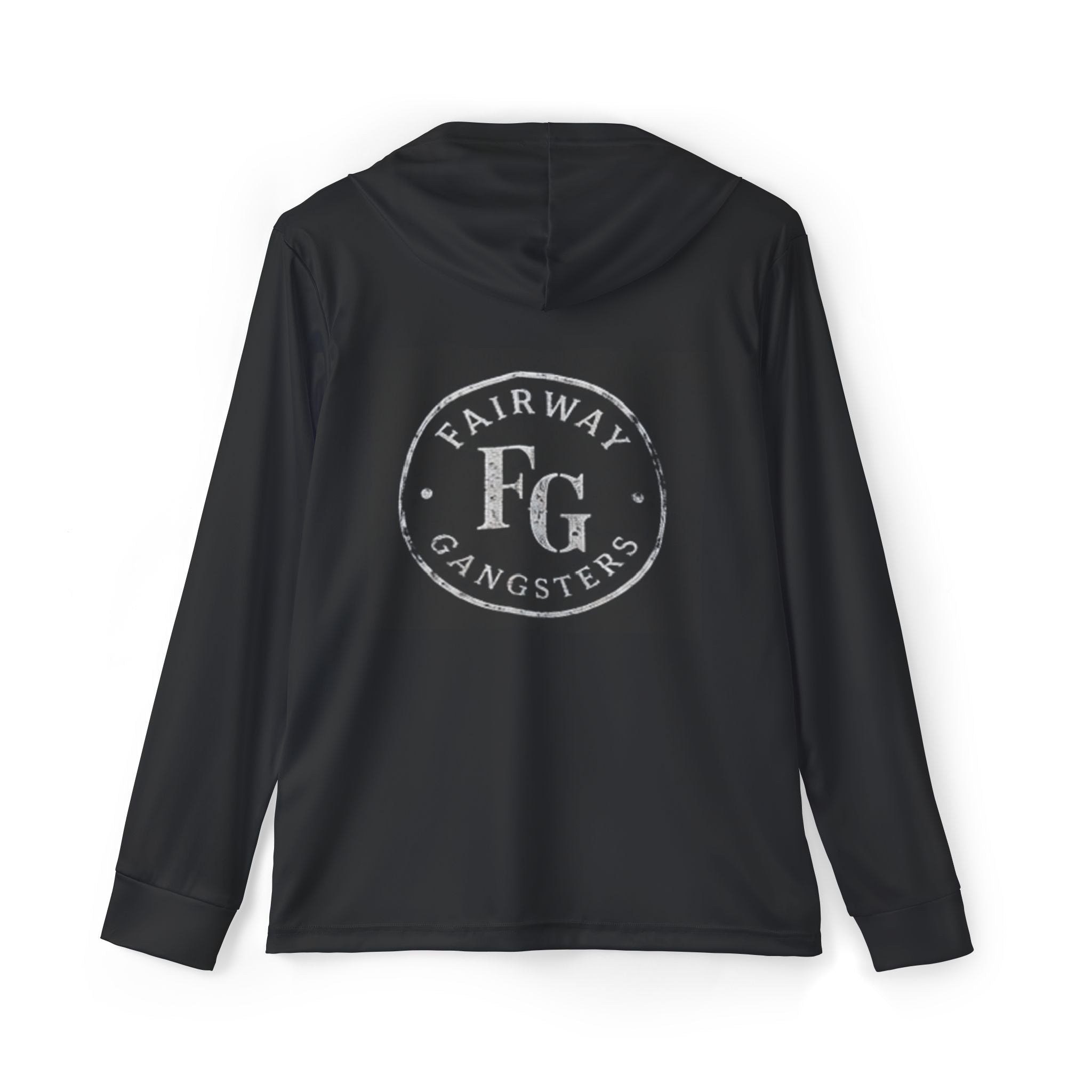 'Fairway Gangsters' Sports Warmup Hoodie — Golf Logo Performance Hoodie