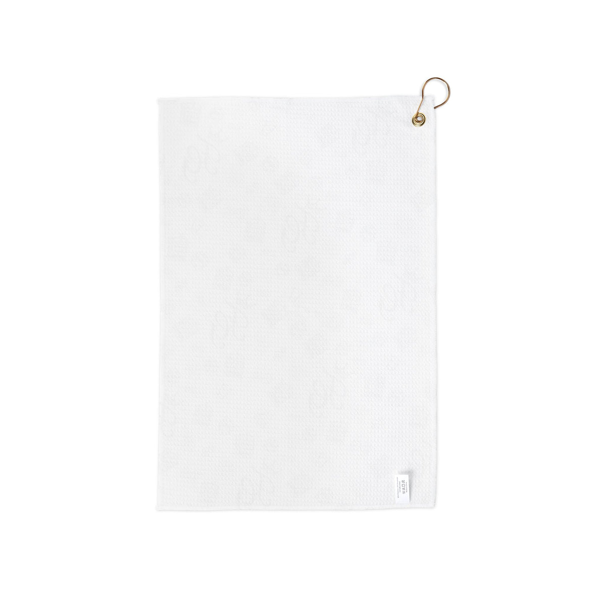 FG Script Patterned Golf Club Towel with Grommet