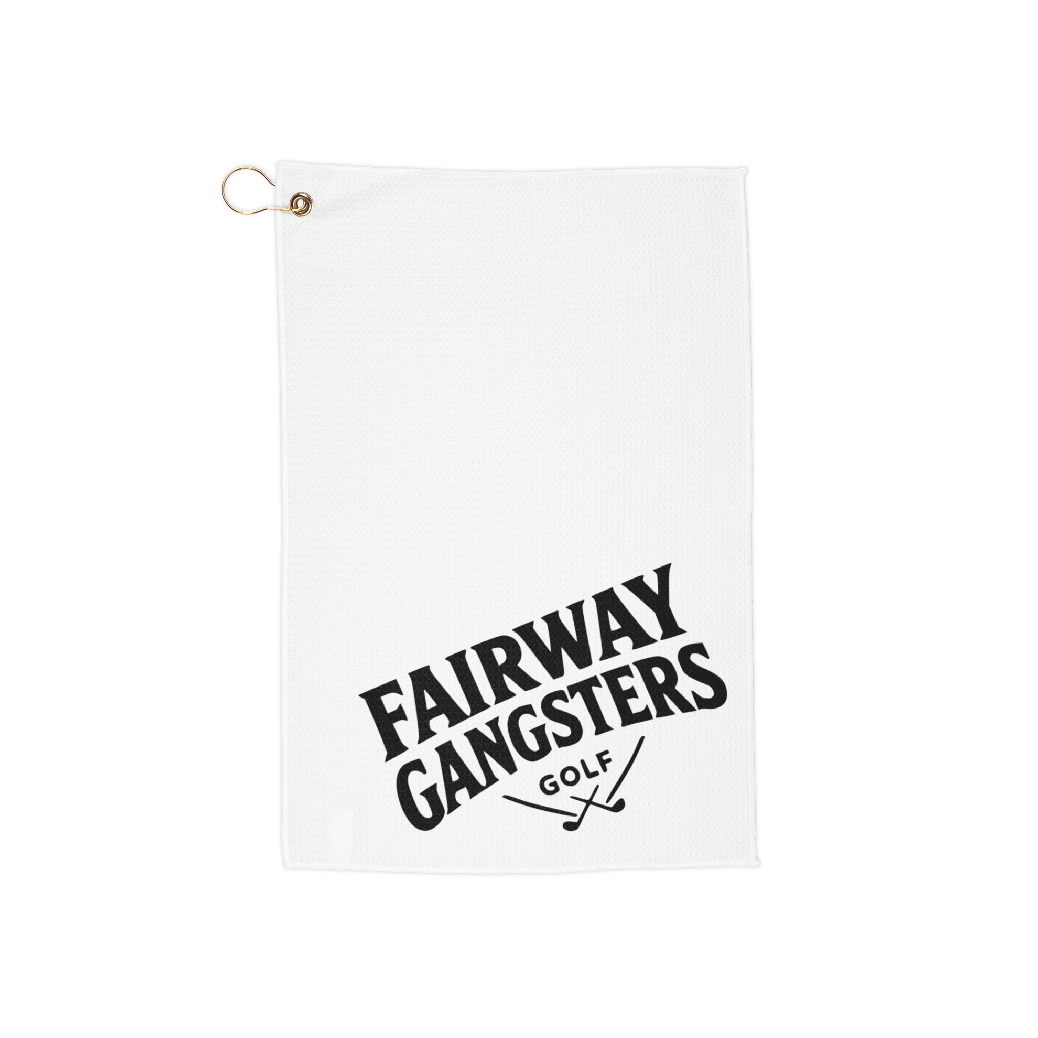 Fairway Gangsters Golf Towel — Novelty Golfing Accessory