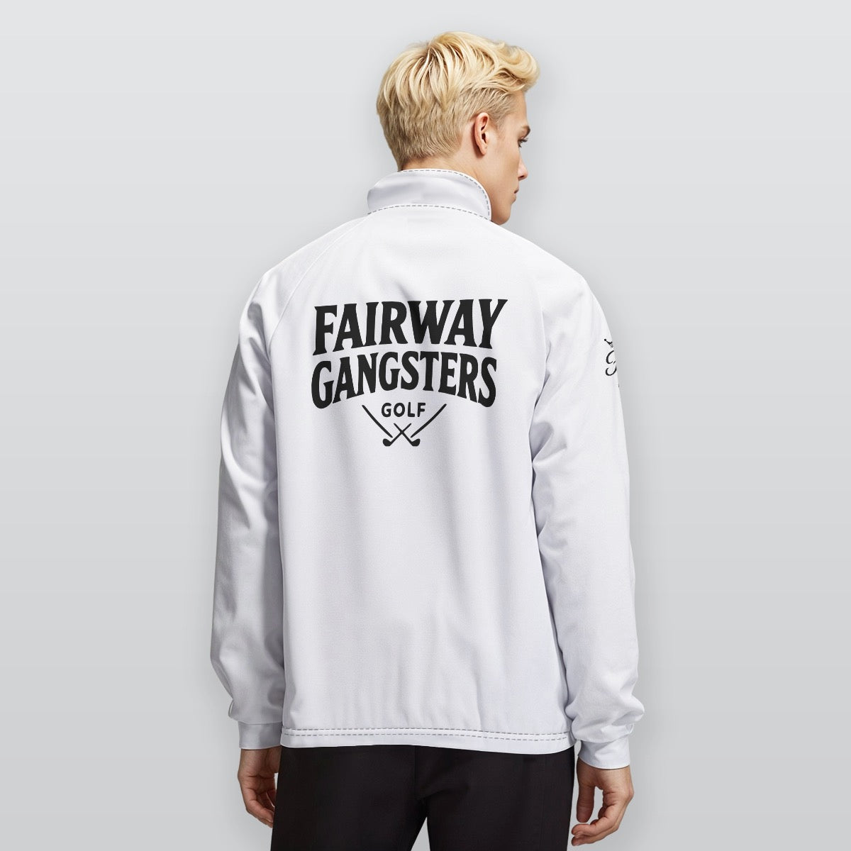 Raglan Sleeve Stand Collar Jacket
