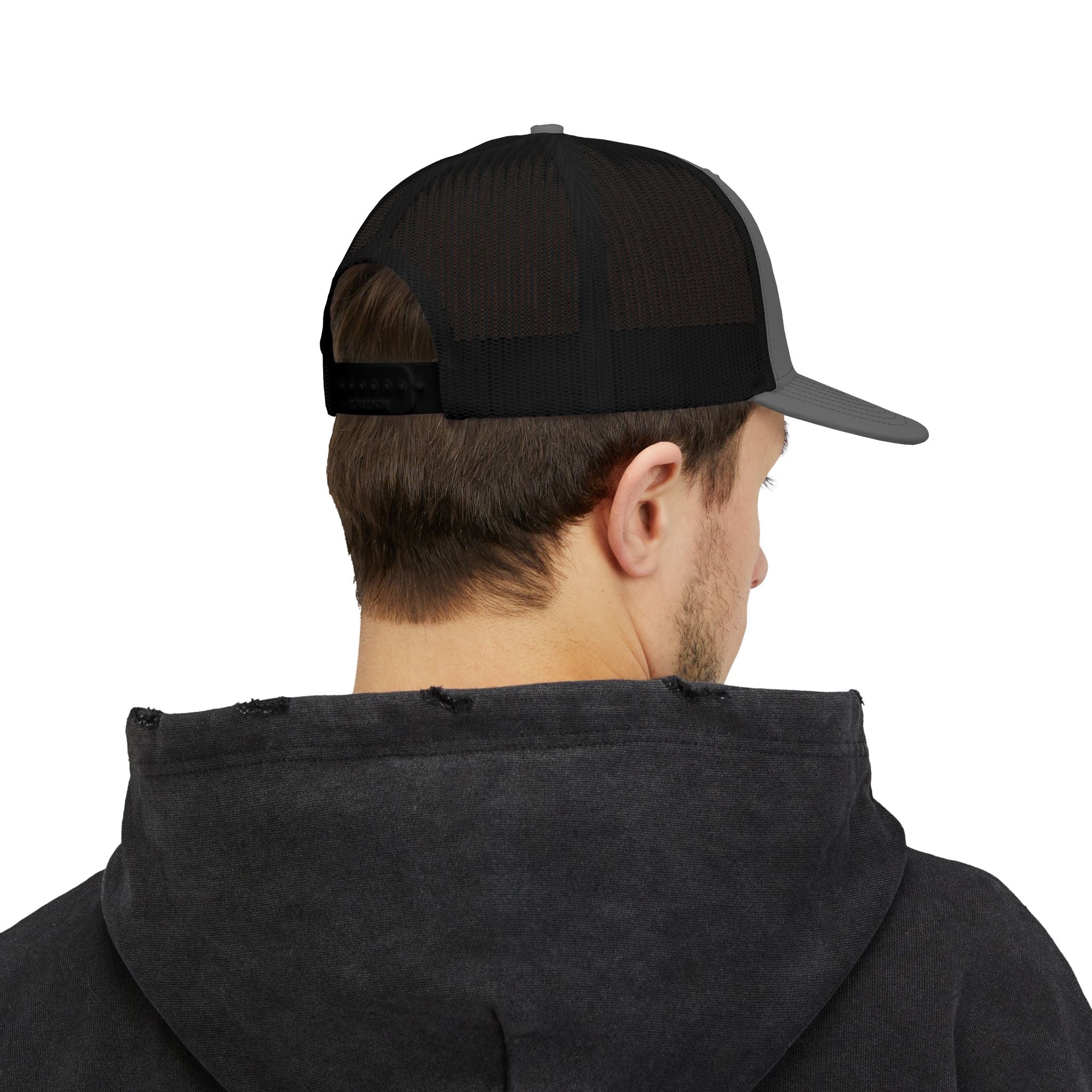 Embroidered Crown 'KG' Snapback Trucker Cap